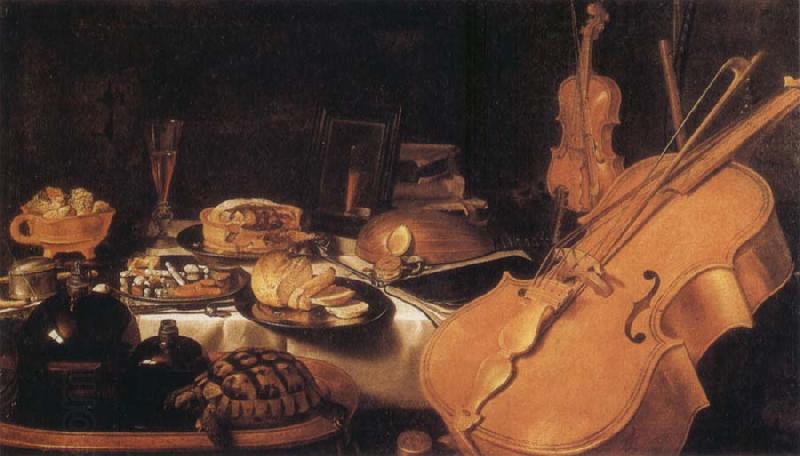 Pieter Claesz Still Life with Museum instruments